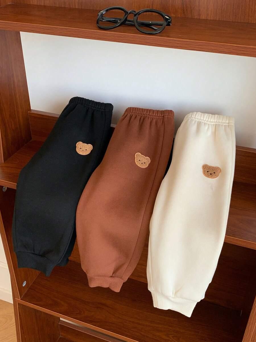 SPODNIE DŁUGA NOGAWKA ŚCIĄGACZ 3-PACK