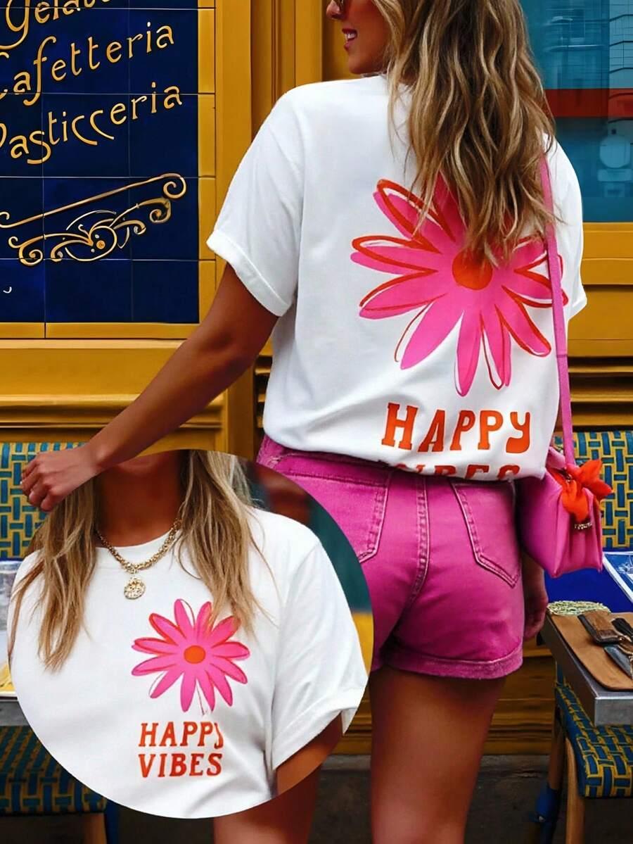 T-SHIRT KRÓTKI RĘKAW PRINT