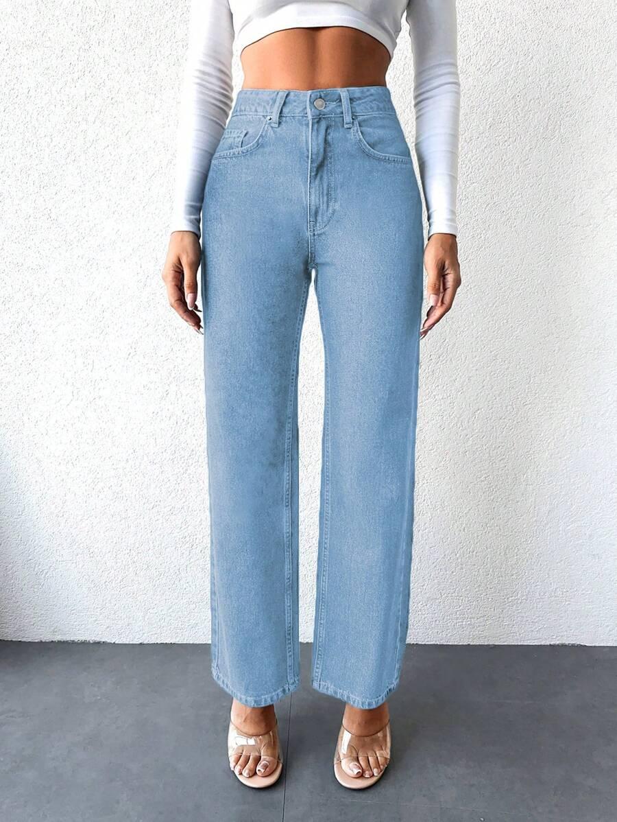NIEBIESKIE SPODNIE JEANS