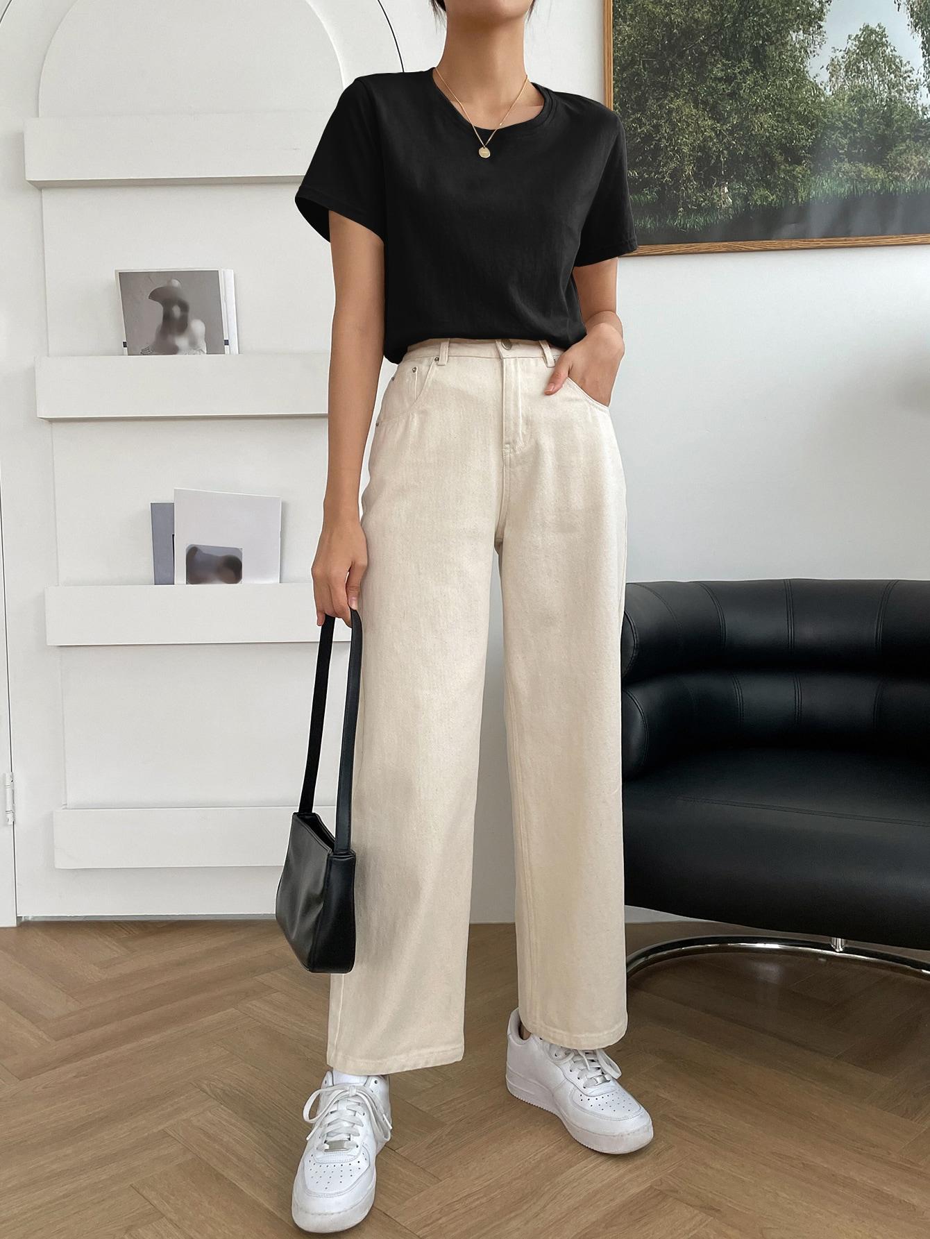 CZARNY T-SHIRT BASIC
