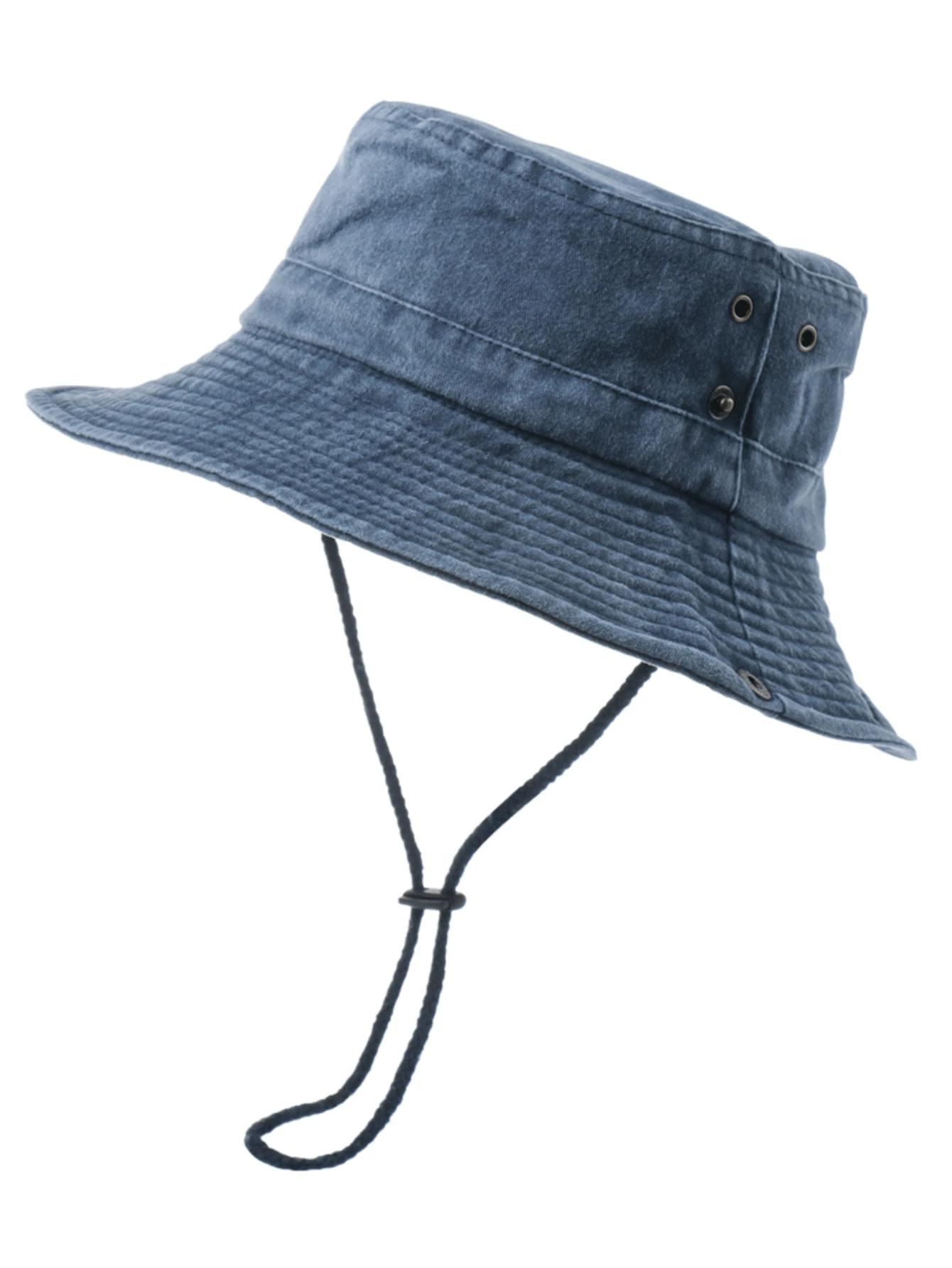 NIEBIESKI KAPELUSZ bucket JEANS