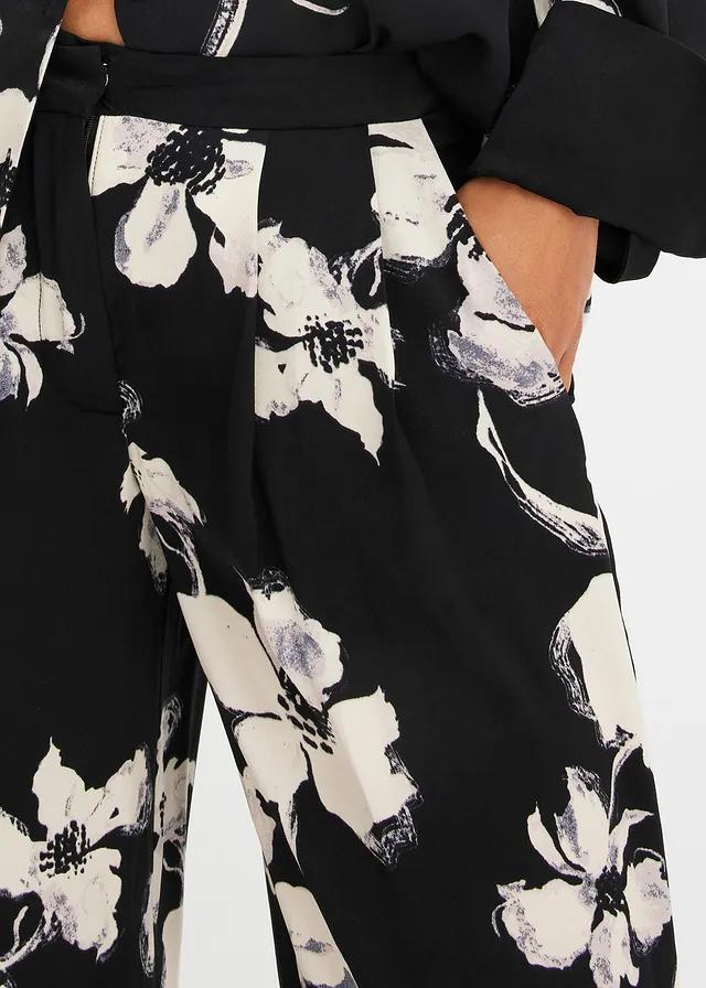 SPODNIE DAMSKIE CASUAL PALAZZO WZÓR