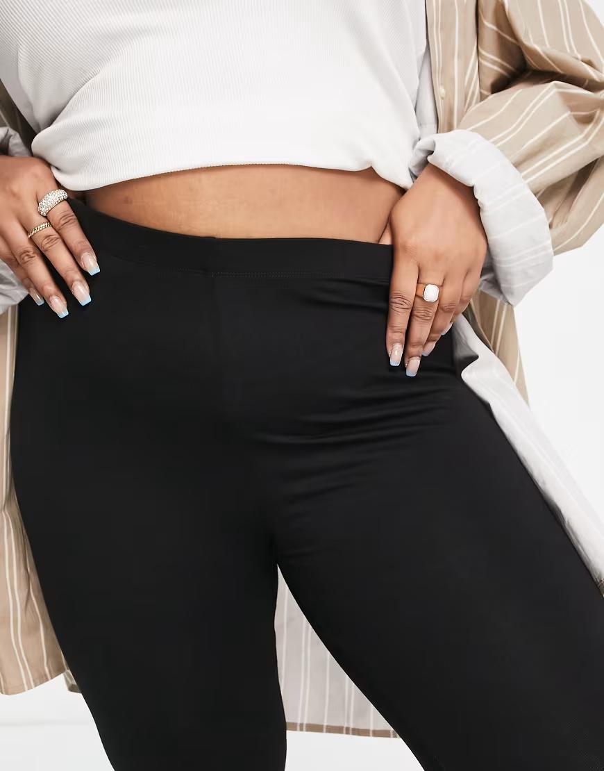czarne legginsy 2-pack