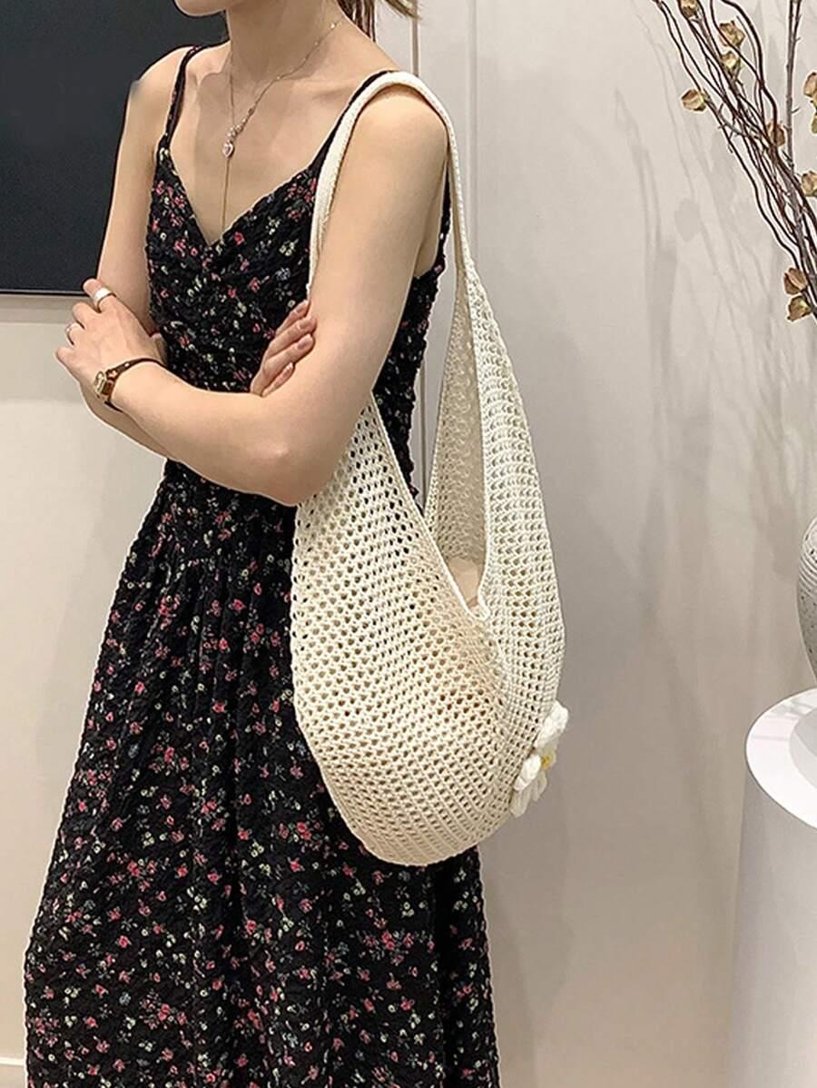 BEŻOWA TOREBKA SHOPPER 