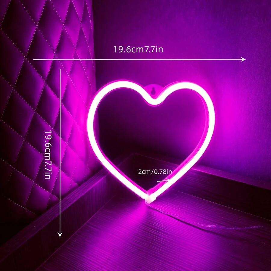 lampka led serce 