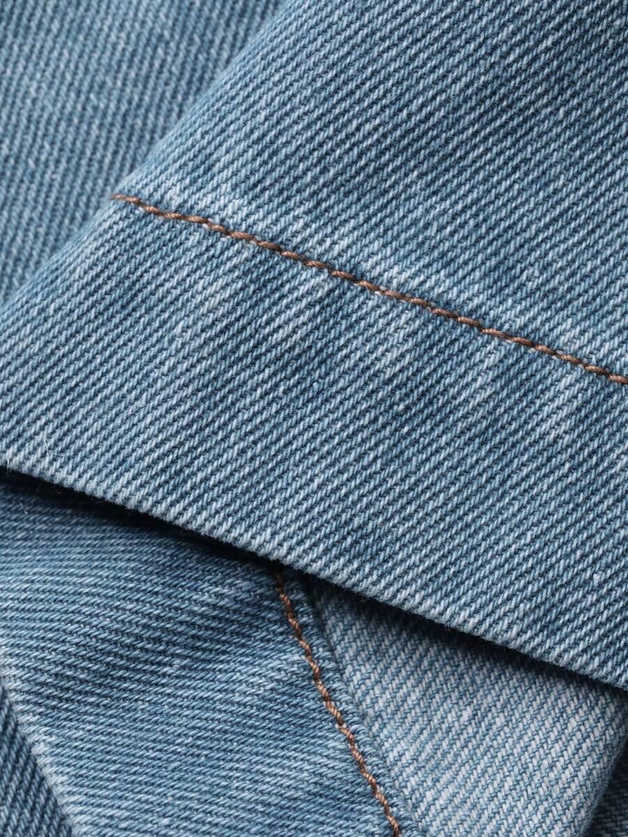 NIEBIESKI KOMBINEZON JEANS
