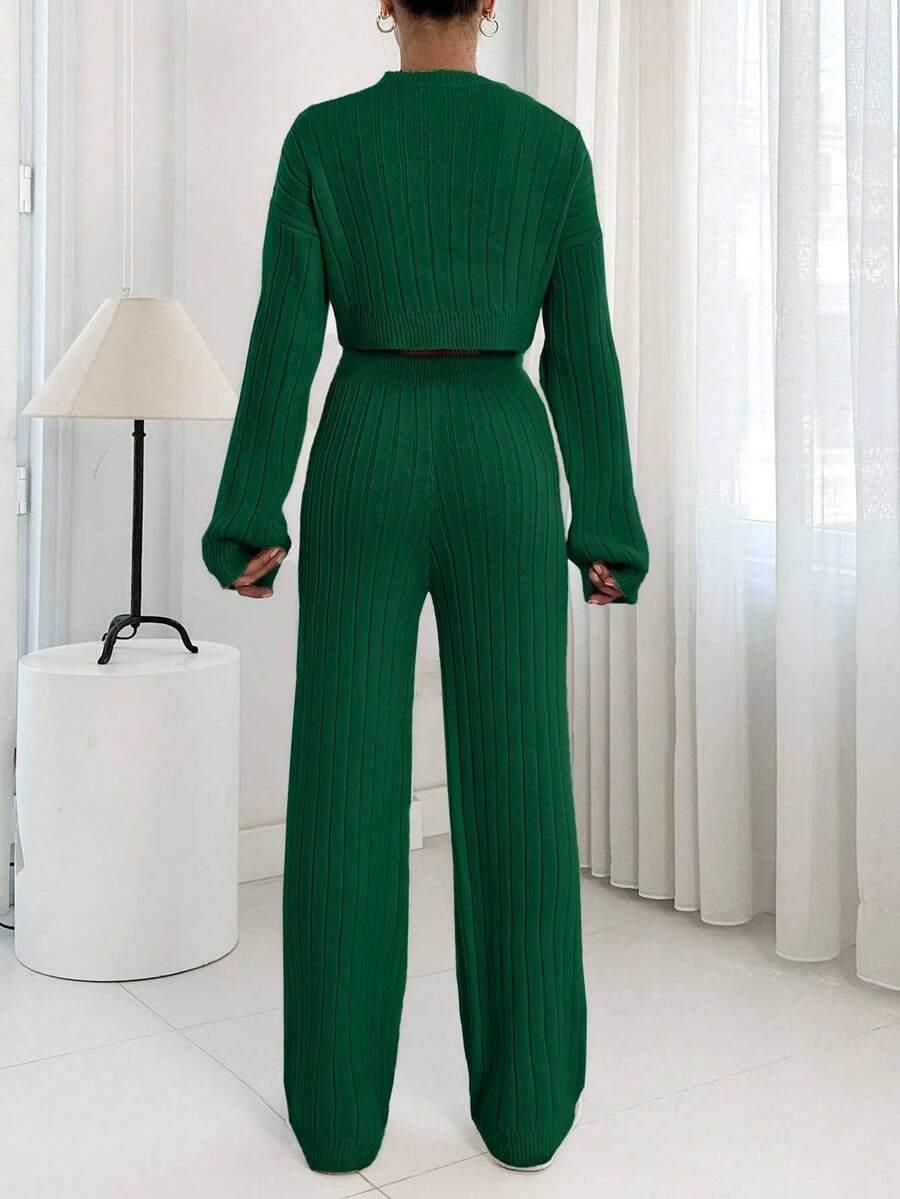 SWETER SPODNIE KOMPLET