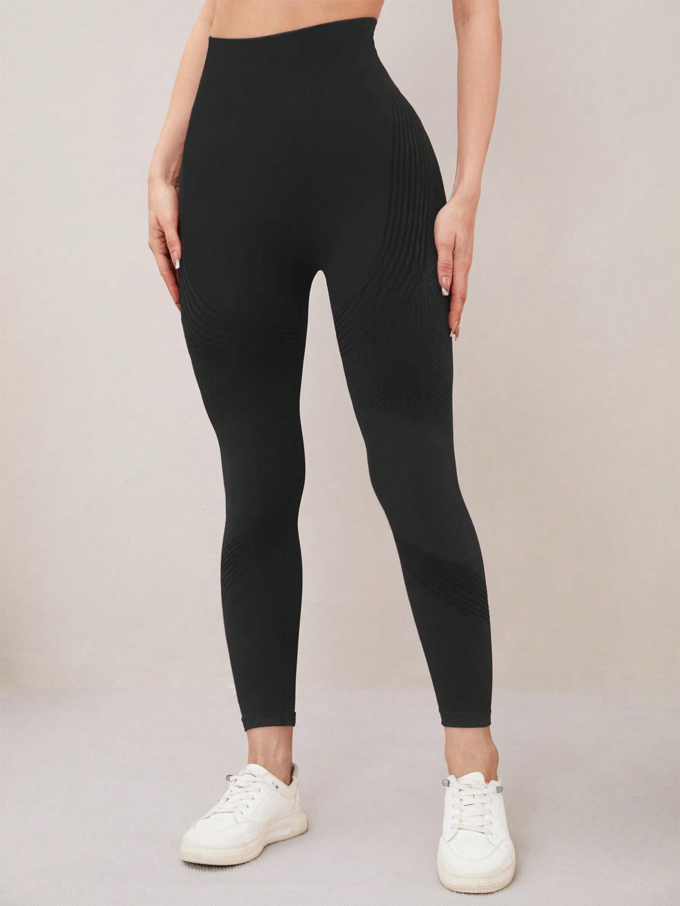 CZARNE BEZSZWOWE LEGGINSY 3-PACK