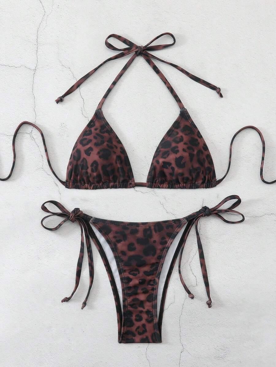 DWUCZĘŚCIOWY STRÓJ KĄPIELOWY ANIMAL PRINT