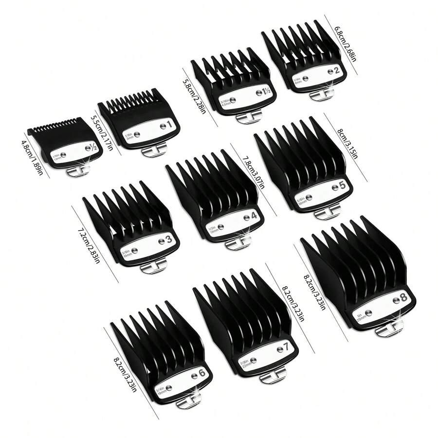 ZESTAW NAKŁADEK NA MASZYNKĘ DO STRZYŻENIA 10-PACK
