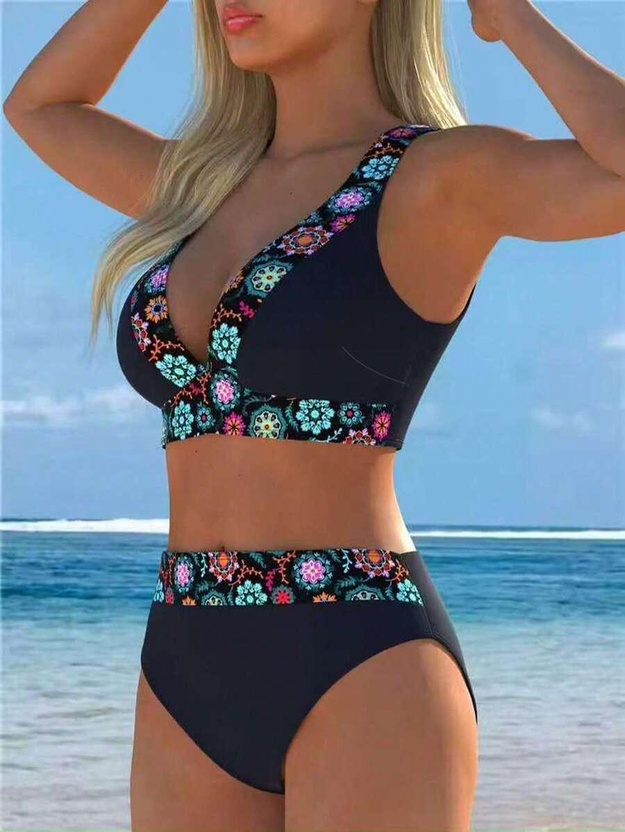 komplet bikini wzór