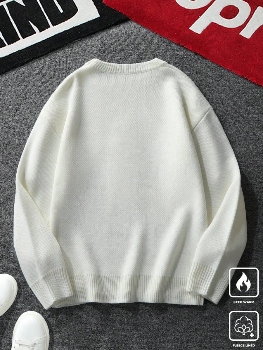 SWETER Z NADRUKIEM MISIA 