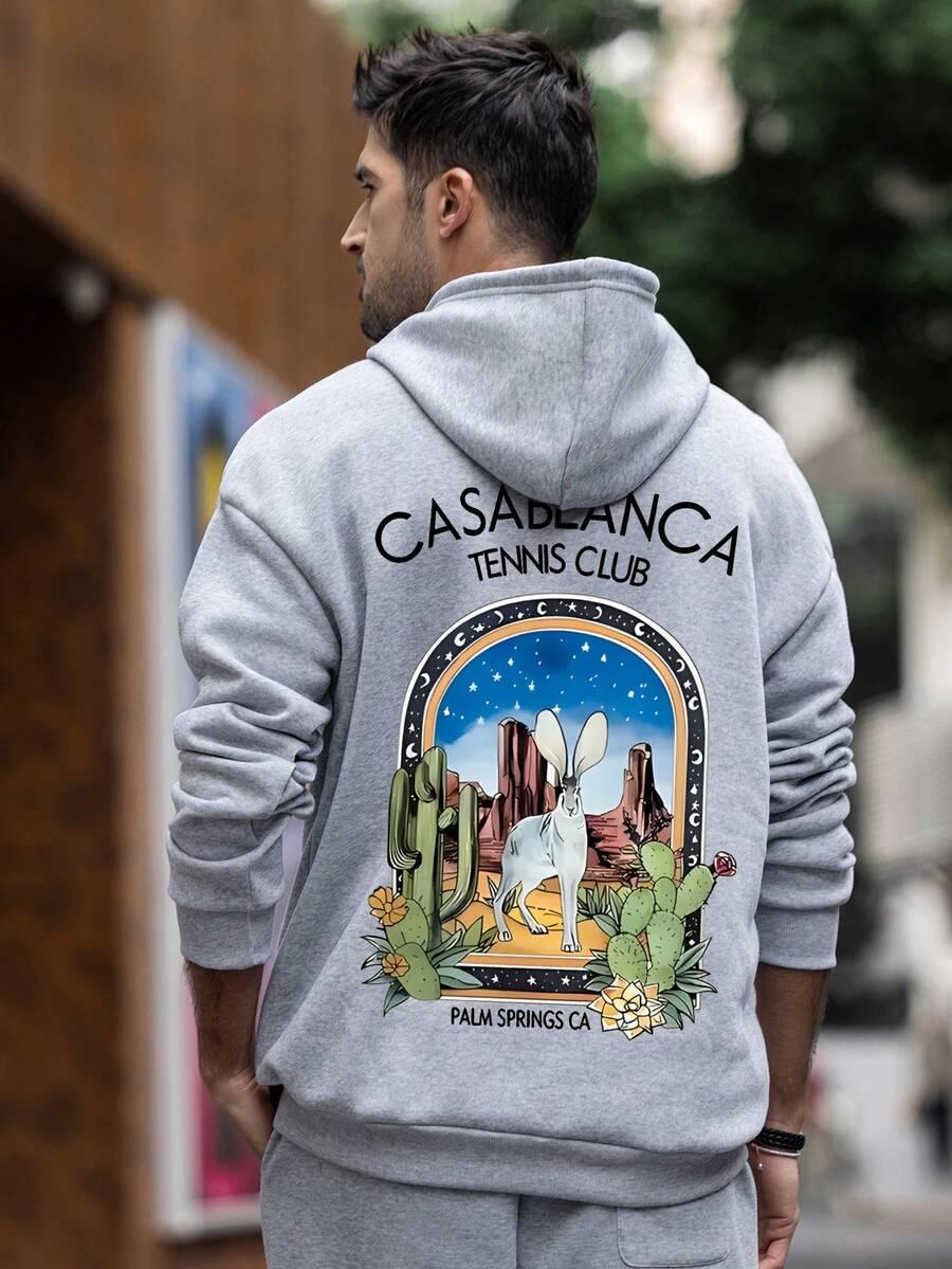 szara bluza nadruk