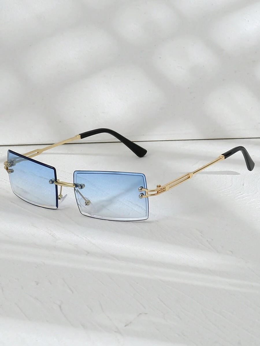 niebieskie okulary przeciwsłoneczne