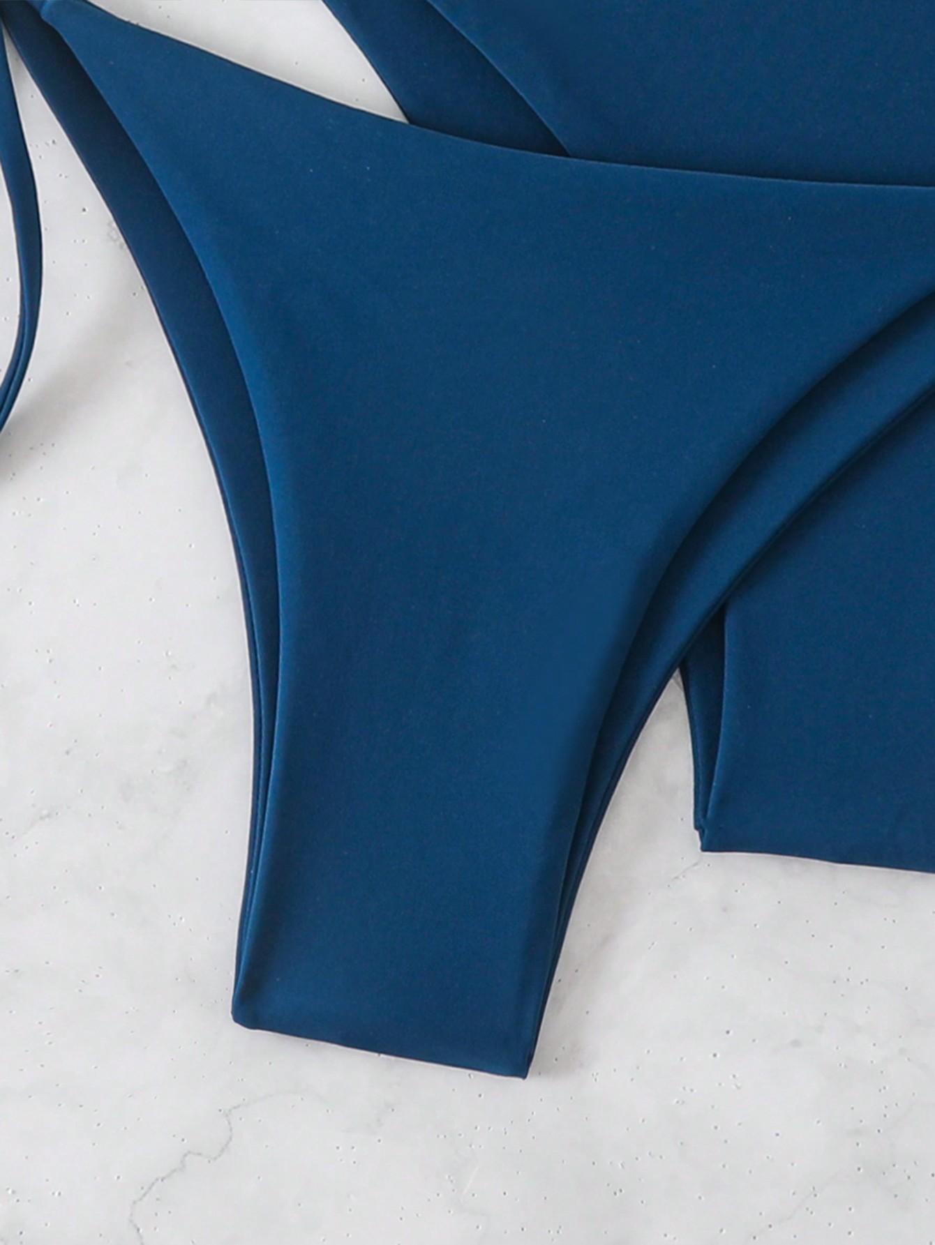 GRANATOWE BIKINI KOMPLET 