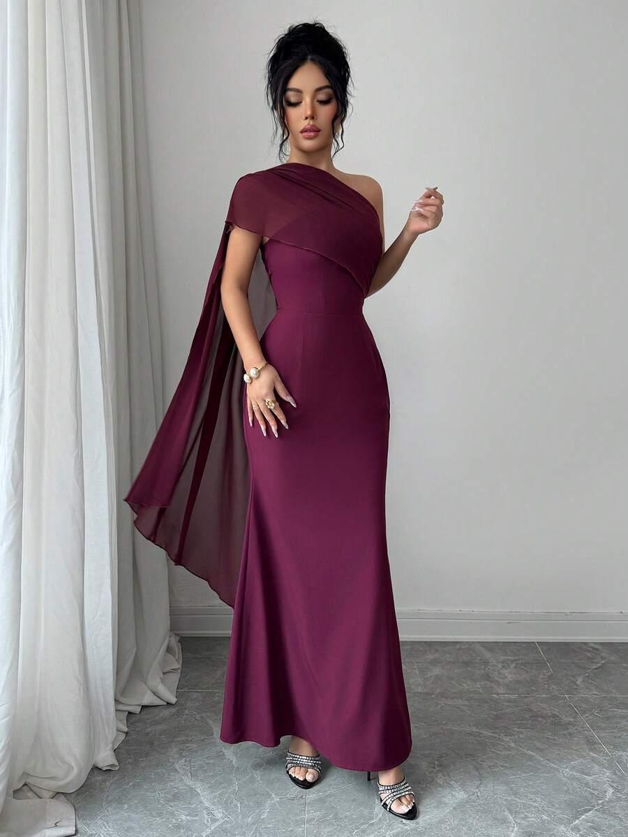 BURGUNDOWA MAXI SUKIENKA