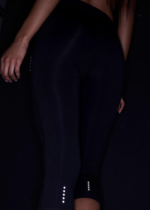 LEGGINSY SPORTOWE CZARNE