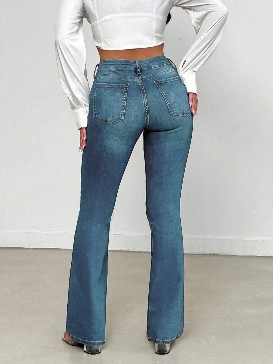 NIEBIESKIE SPODNIE JEANS