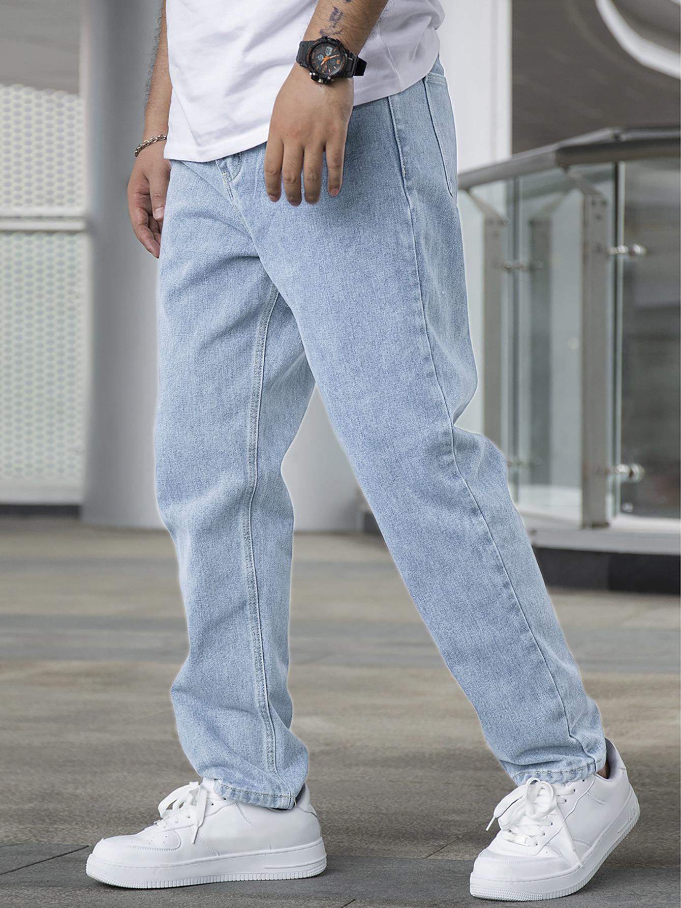 PROSTE SPODNIE JEANS