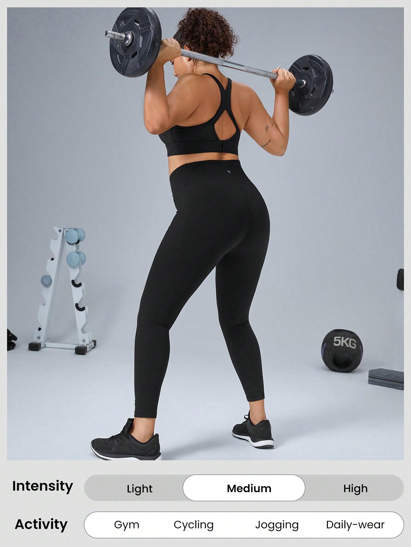 CZARNE LEGGINSY KIESZENIE 