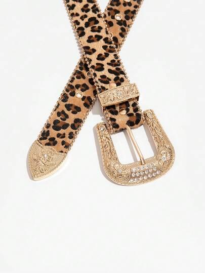pasek animal print 