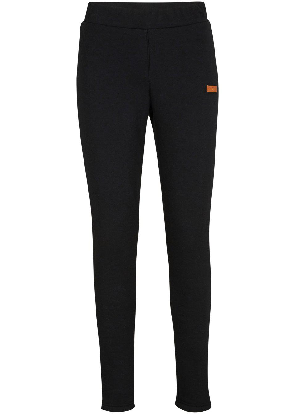 CZARNE OCIEPLANE LEGGINSY