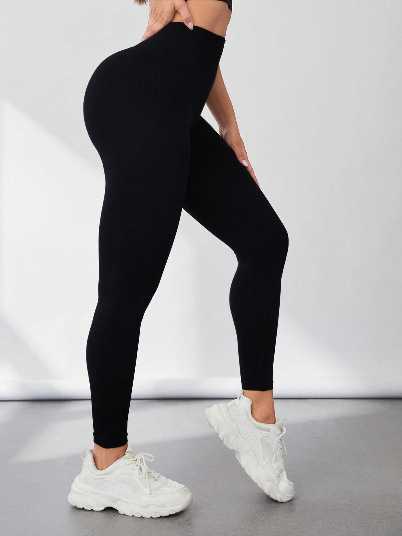 CZARNE LEGGINSY WYSOKI STAN 