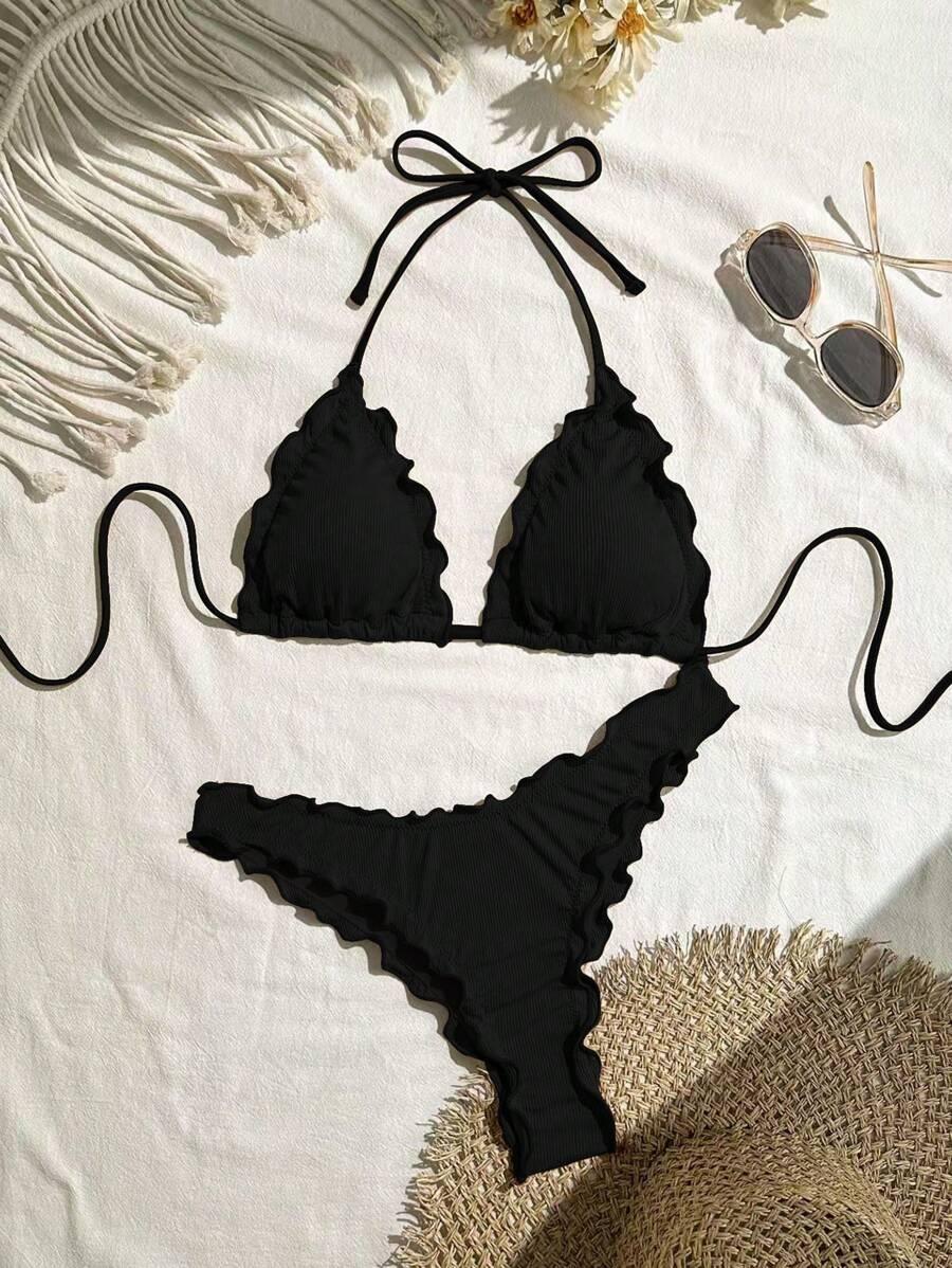 czarny dół od bikini 