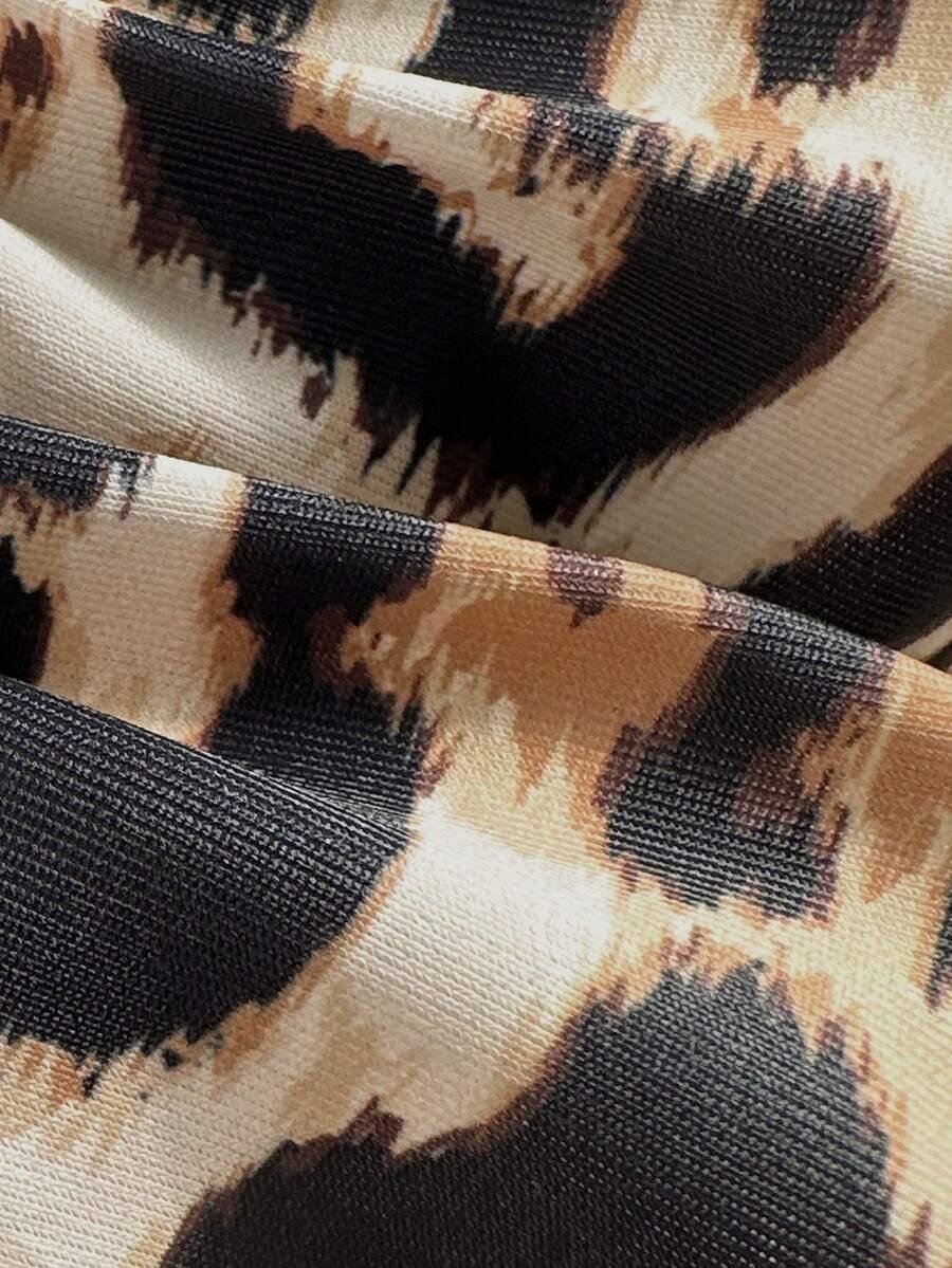 DWUCZĘŚCIOWY STRÓJ KĄPIELOWY ANIMAL PRINT