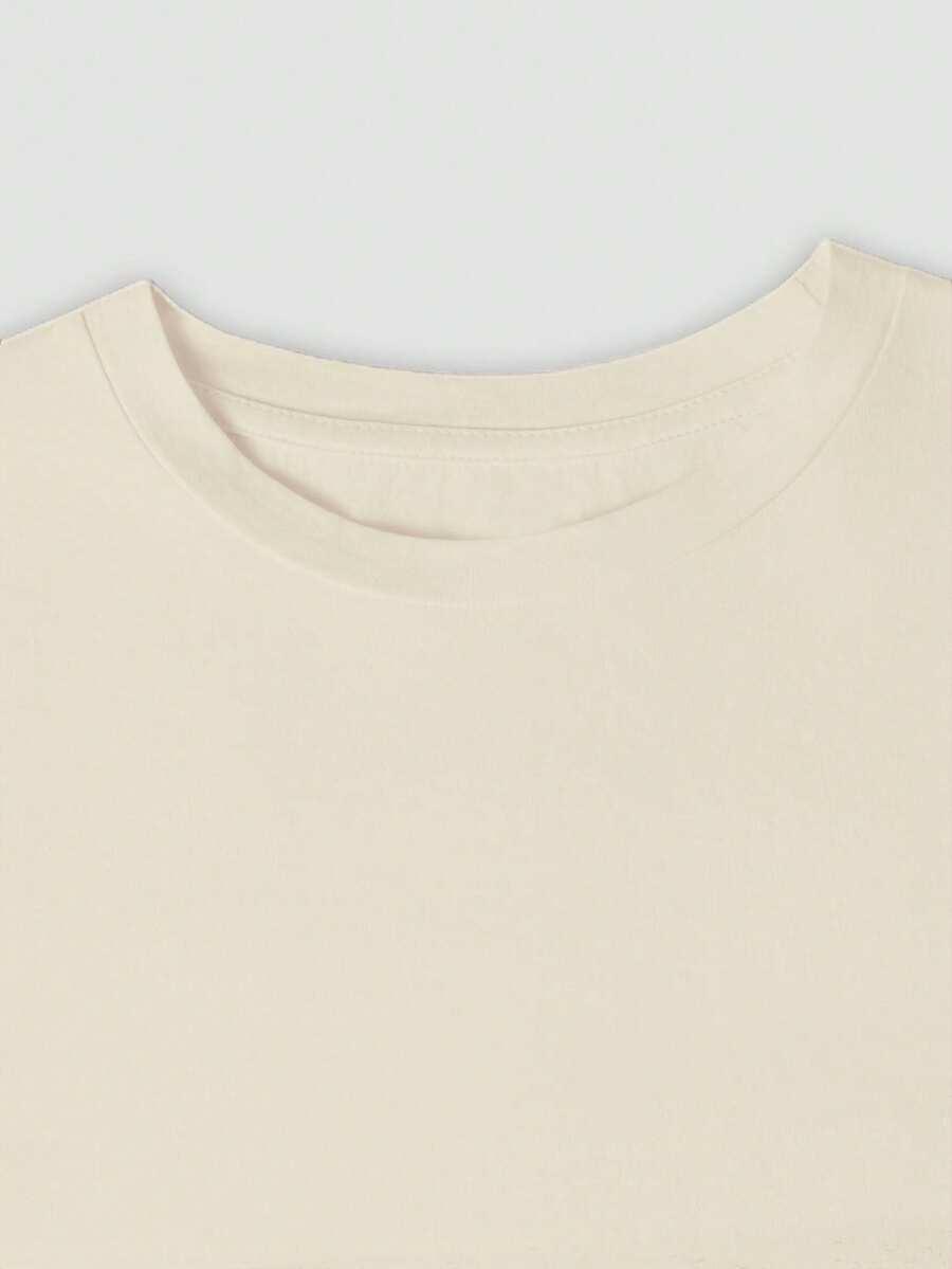 ŻÓŁTY T-SHIRT PRINT 