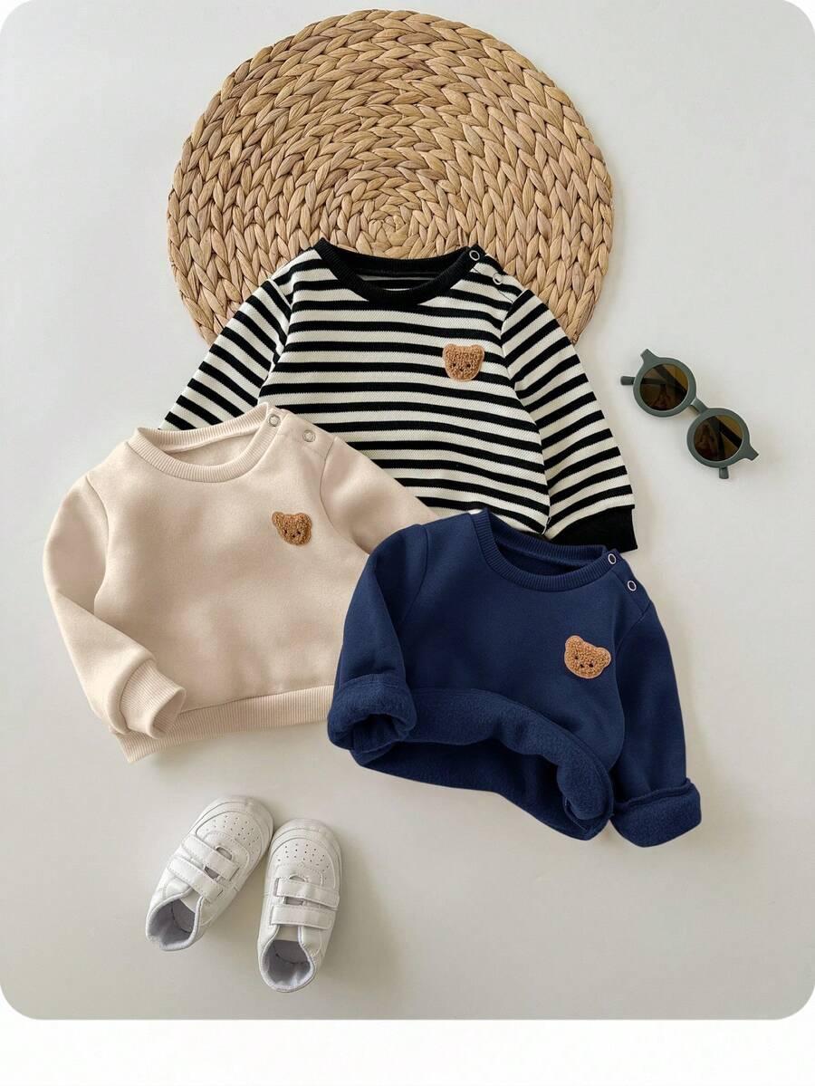 bluza długi rękaw 3-pack 