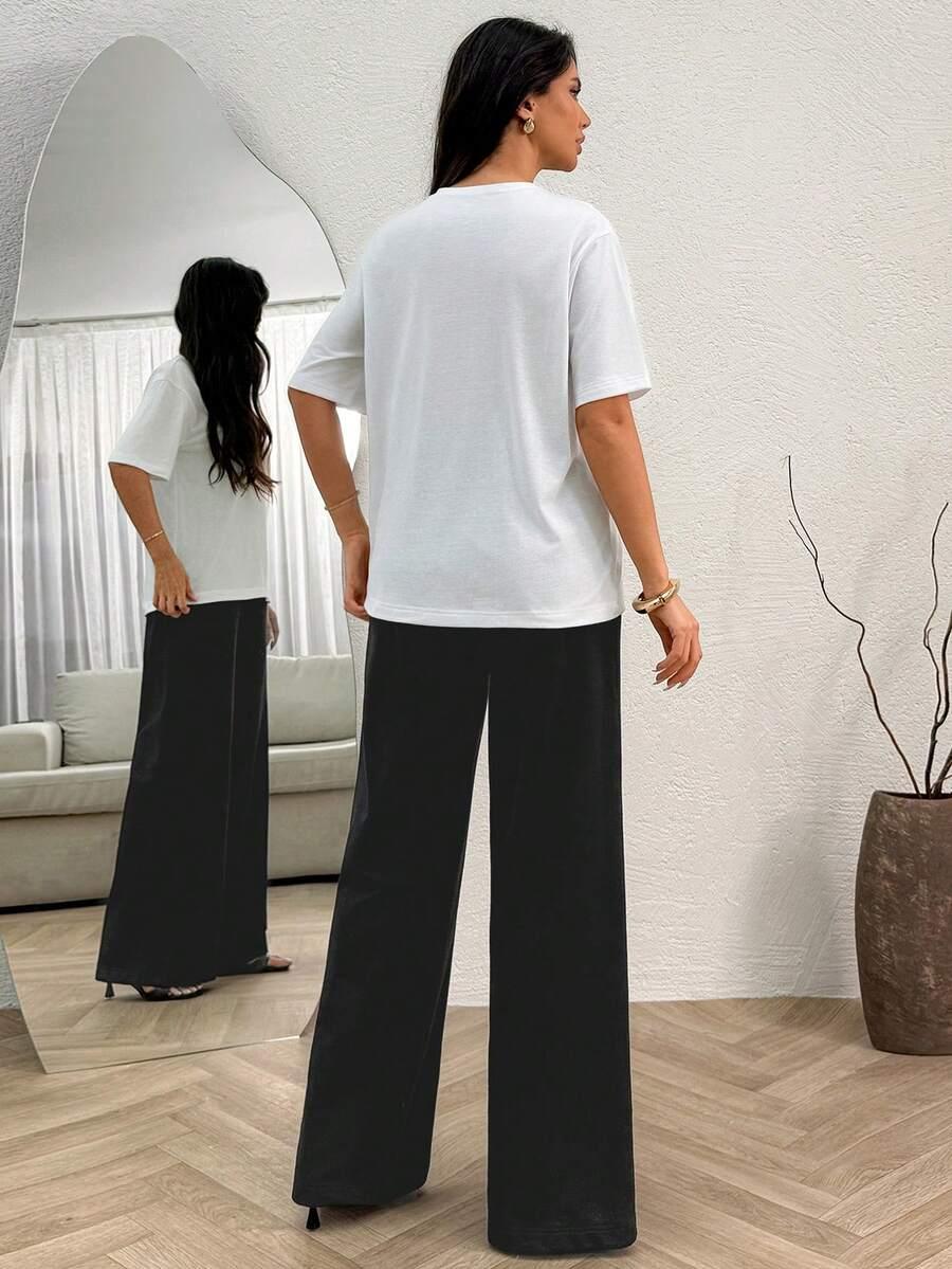 komplet t-shirt spodnie