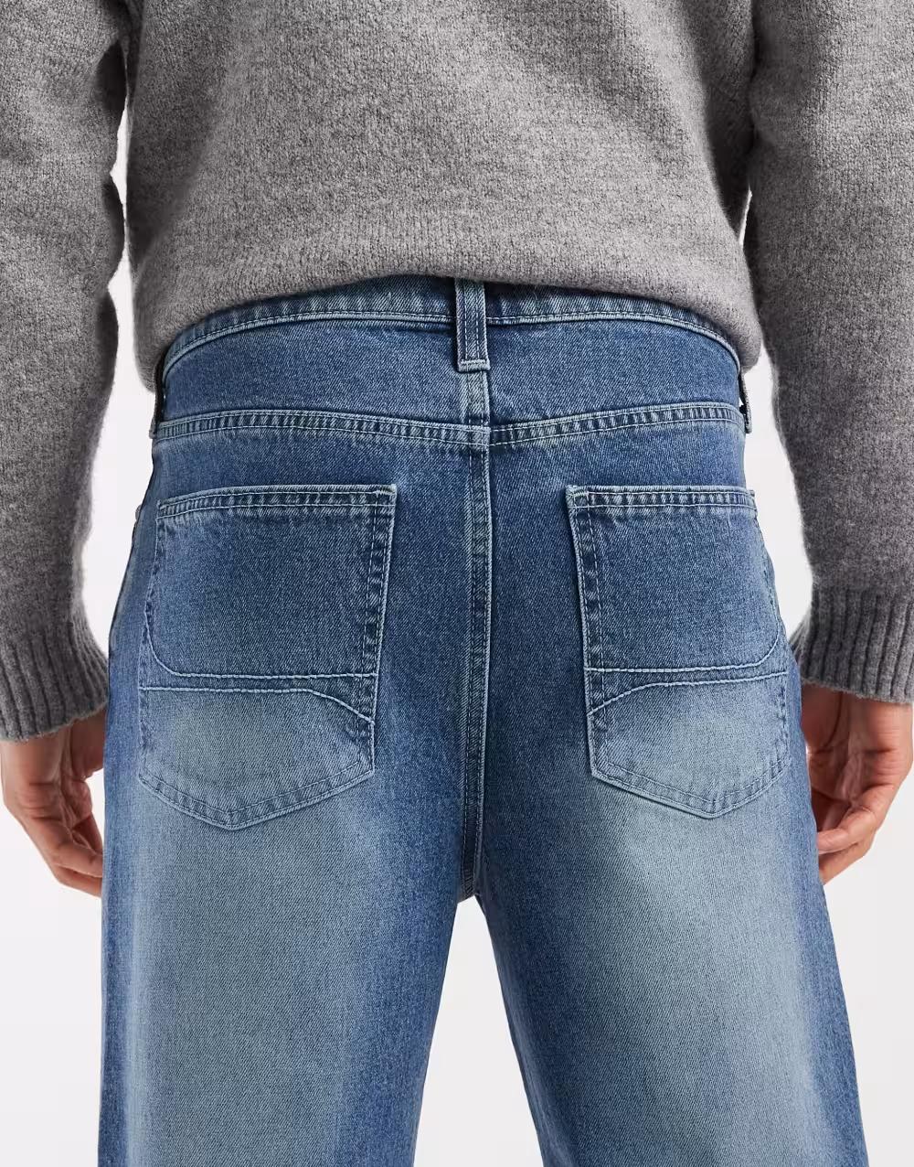 NIEBIESKIE SPODNIE JEANS