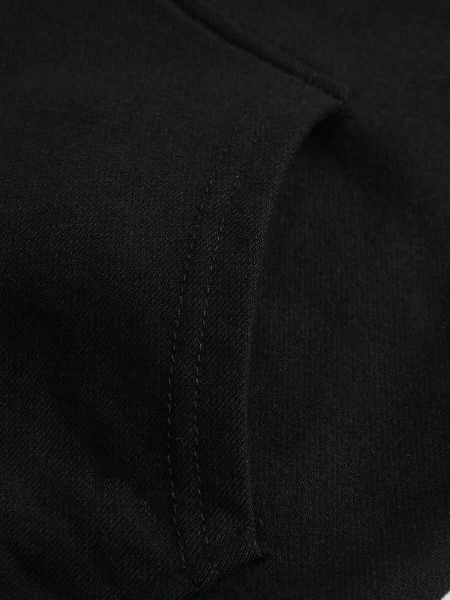 CZARNA BLUZA KAPTUR 
