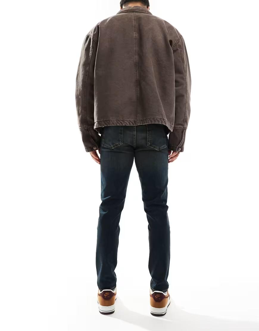 NIEBIESKIE SPODNIE JEANS KIESZENIE