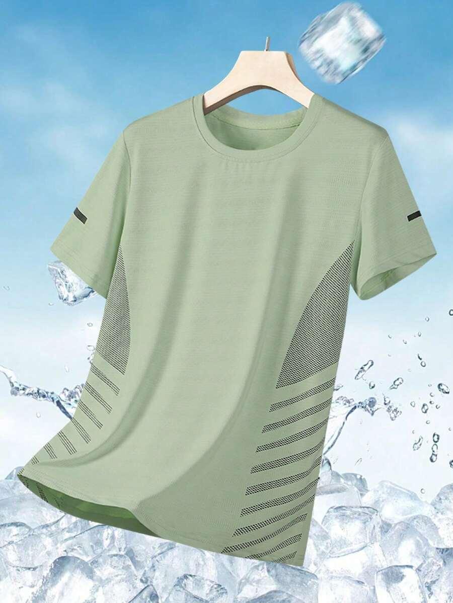 zielony T-SHIRT SPORTOWY