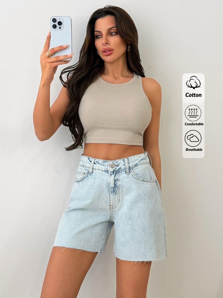 niebieskie krótkie spodenki JEANS