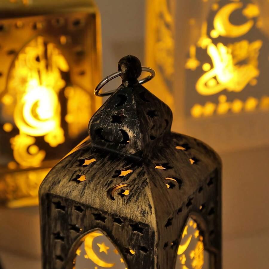czarna lampka lampion