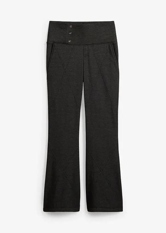 SZEROKIE LEGGINSY OCIEPLANE 