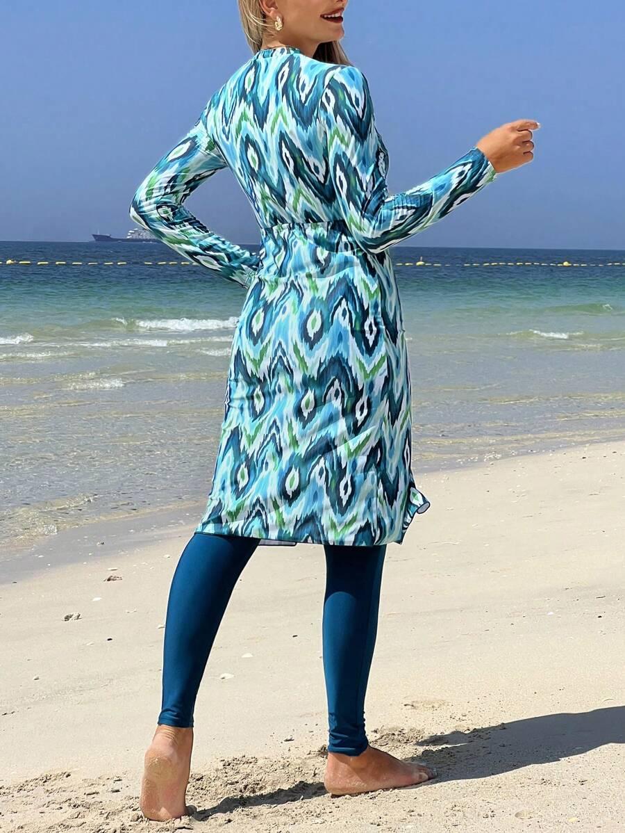 DWUCZĘŚCIOWY STRÓJ KĄPIELOWY TANKINI SPODNIE