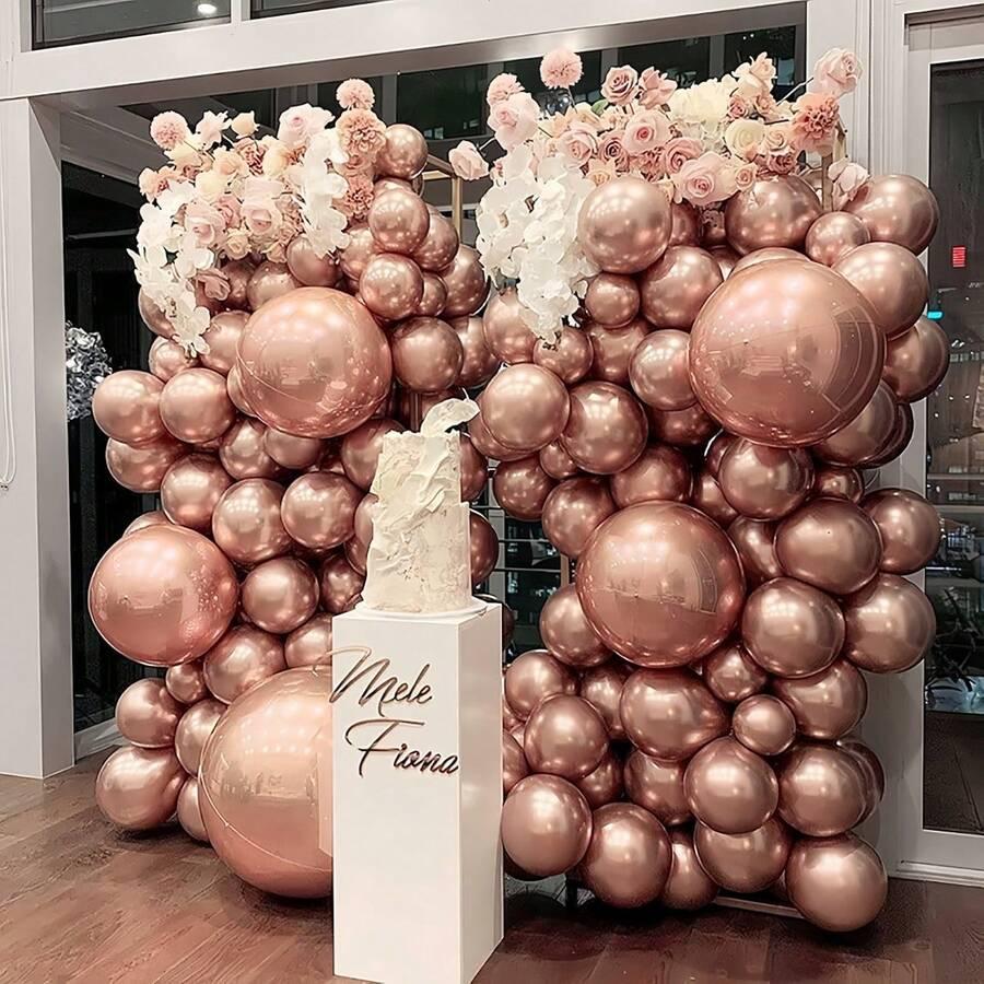 różowe balony 22szt.