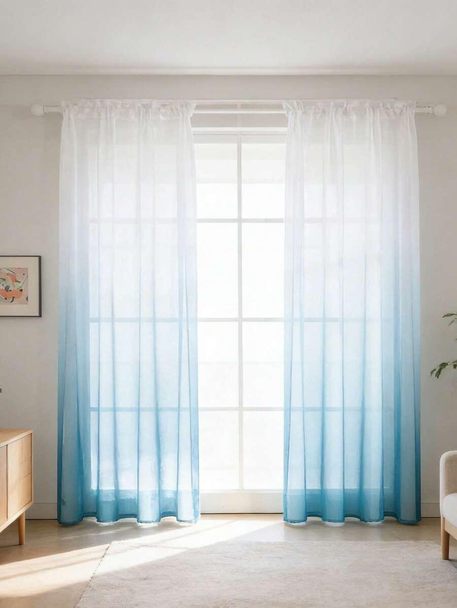 zasłony wzór ombre 2-pack