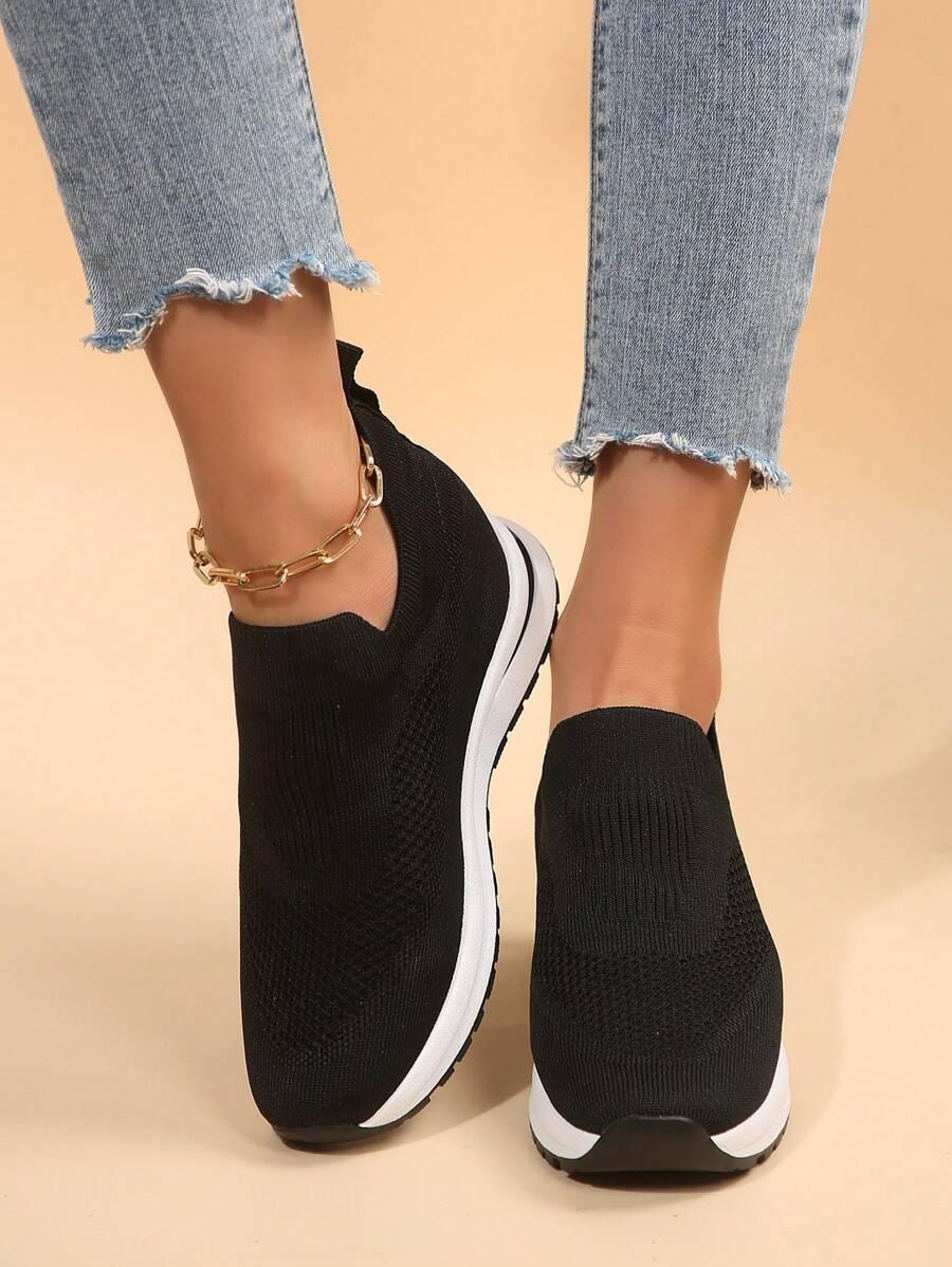 czarne wsuwane buty