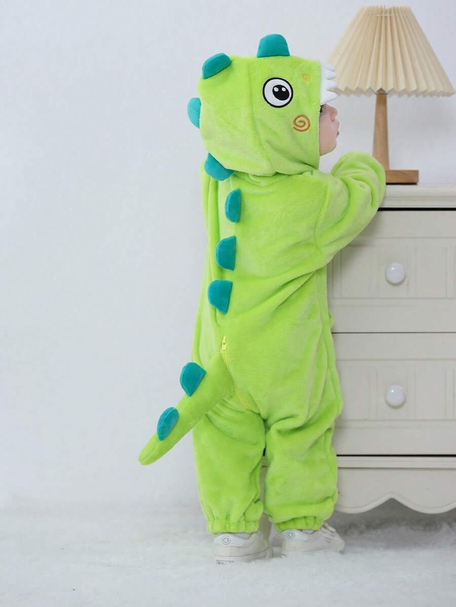 zielony kombinezon dinozaur