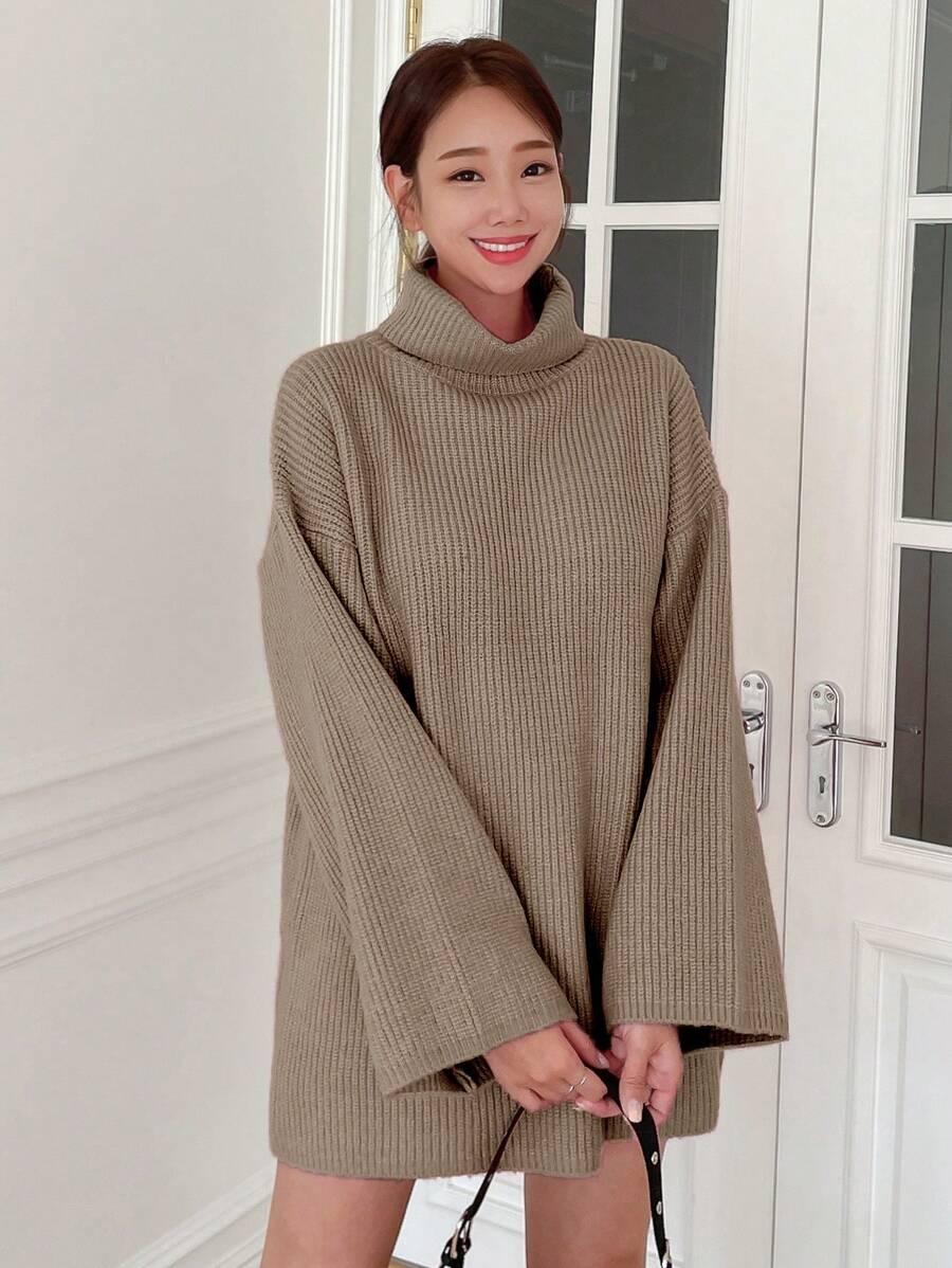 SWETER Z GOLFEM OVERSIZED