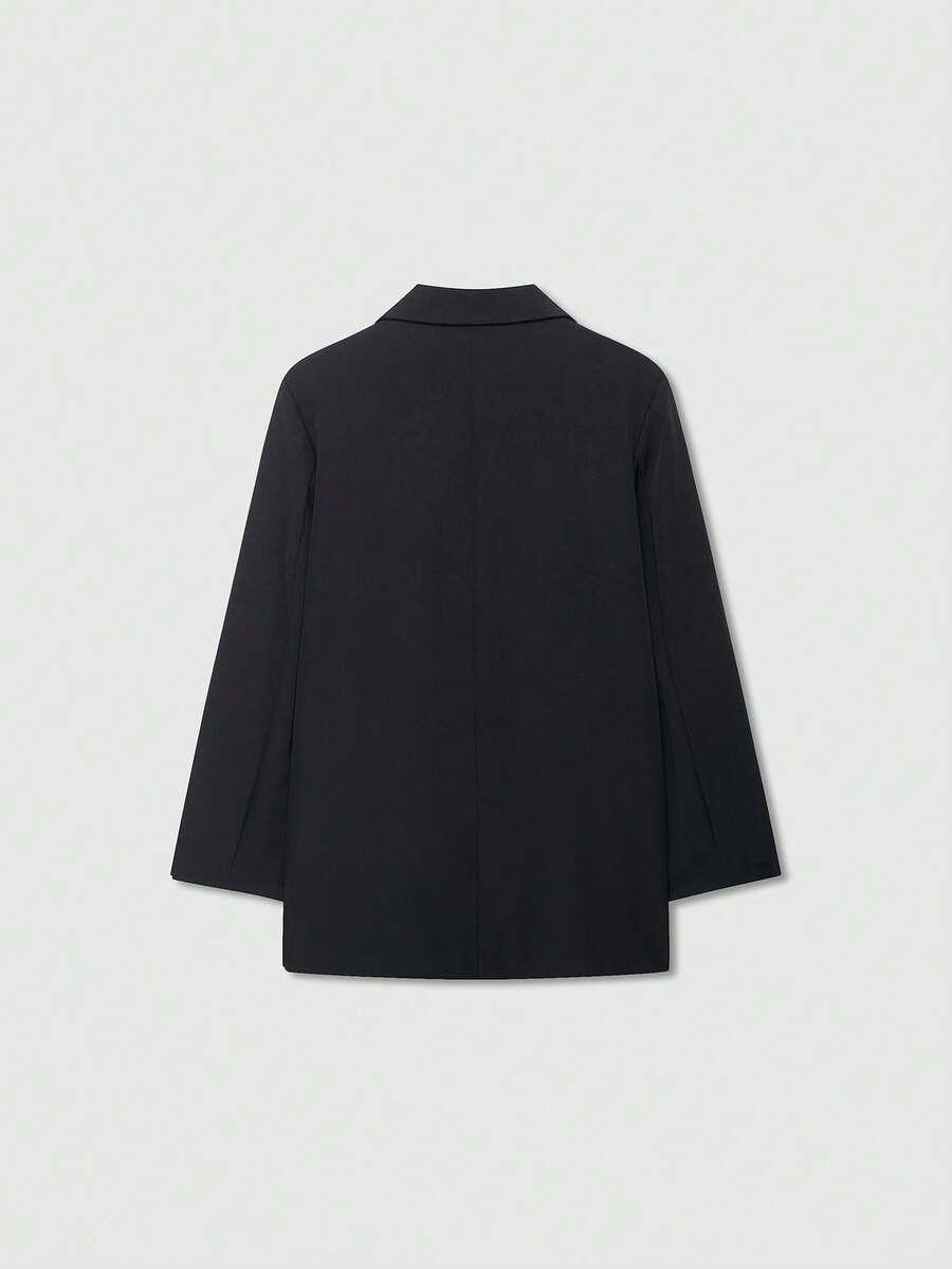 CZARNA MARYNARKA OVERSIZE