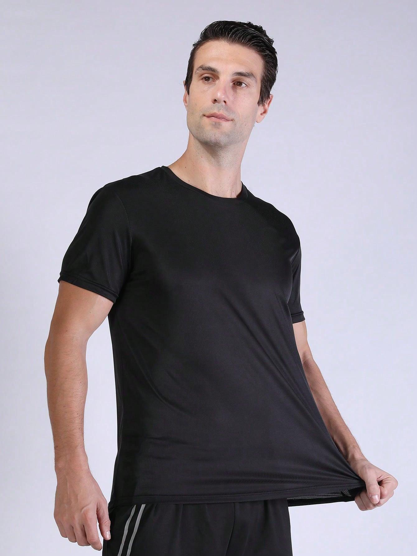 czarny t-shirt 4-pack