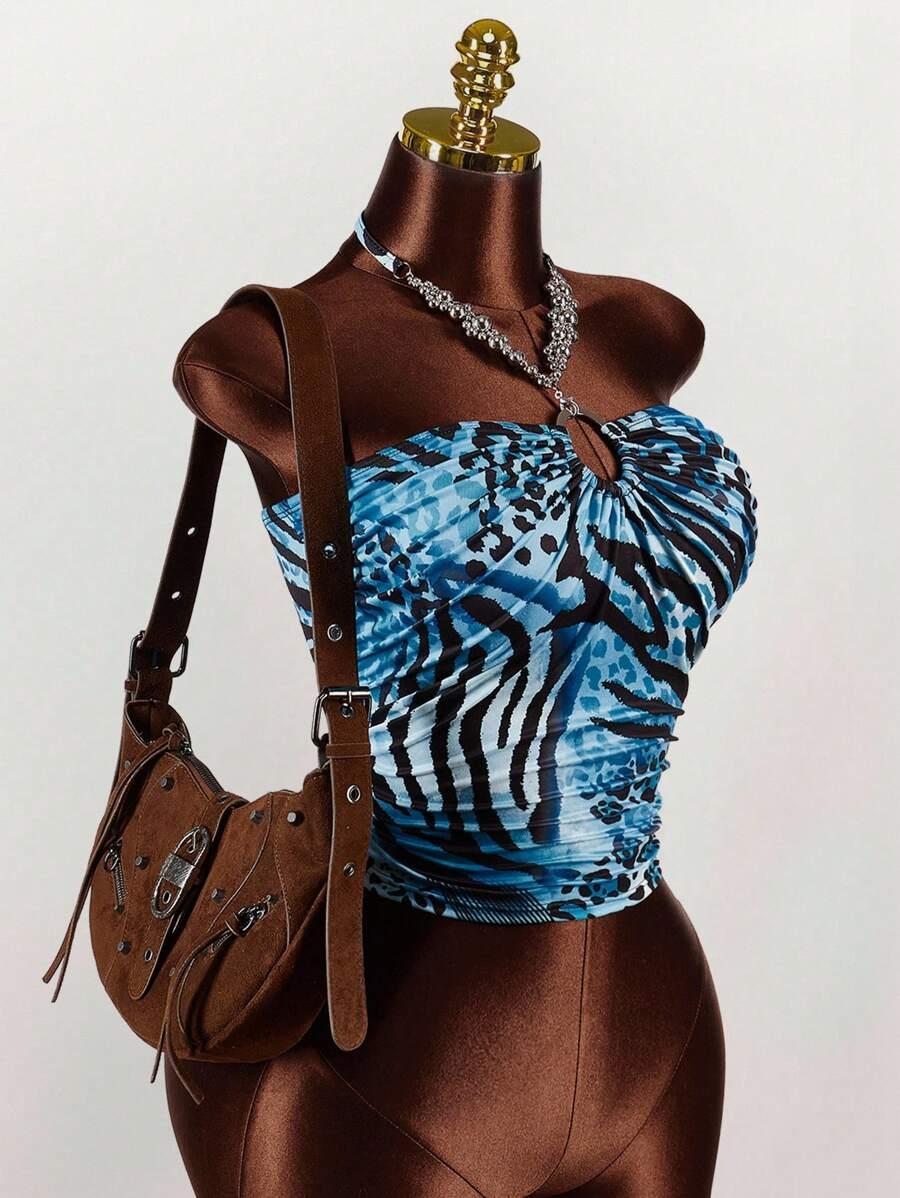 TOP ANIMAL PRINT