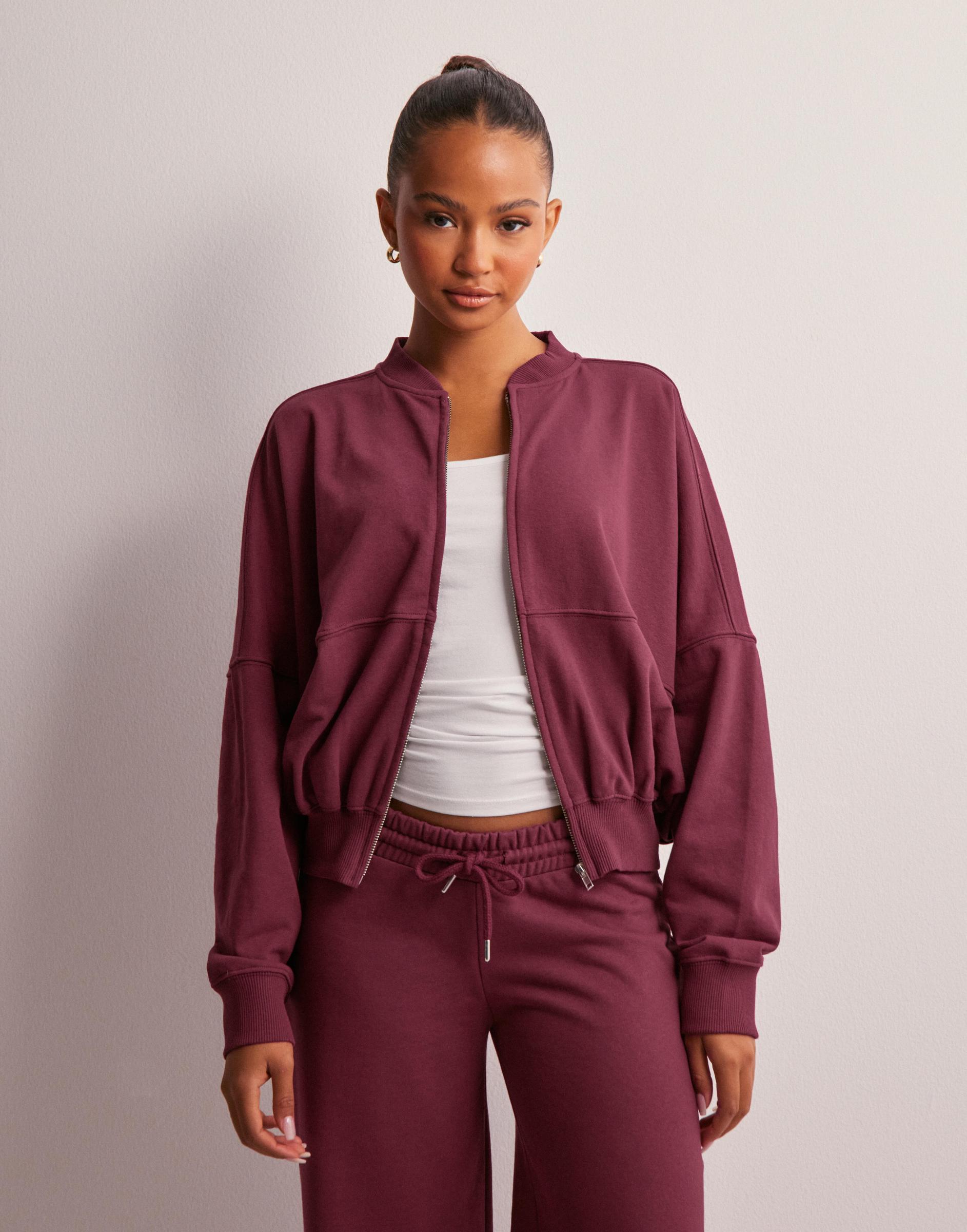 BRODOWA ROZPINANA BLUZA BOMBER
