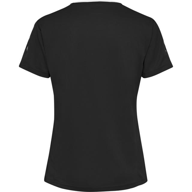 czarna koszulka sportowa poly logo